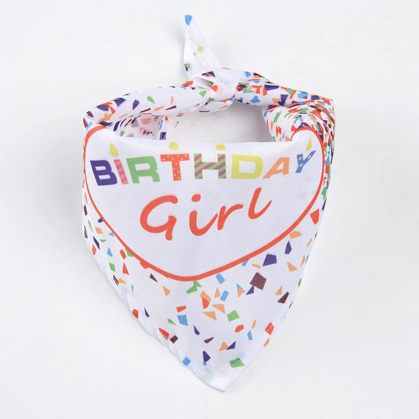 Birthday Cake Dog Toy Soft Plush Squeaky with Colourful Candles Durable Funny Stuffed Chew for Large Breeds Birthday Gift scarf
