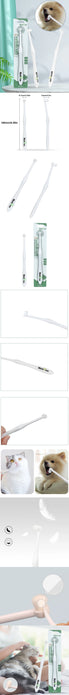 Round Head Pet Toothbrush for Dog Remove Bad Breath and Tartar Dental Care Soft Brush Oral Cleaning Tools for Small Pets Supplie