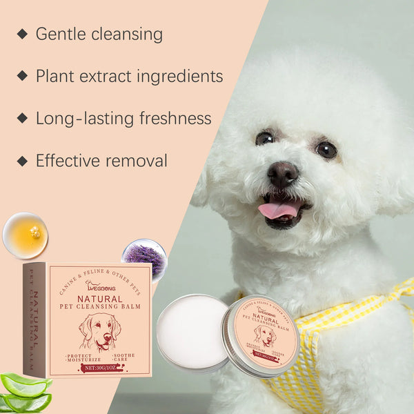 Yegbong Pet Tear Scar Cleaning Cream Gently Cleanses Pet Cats Dogs' Tear Stains, Caring For Eye Care And Cleaning Cream