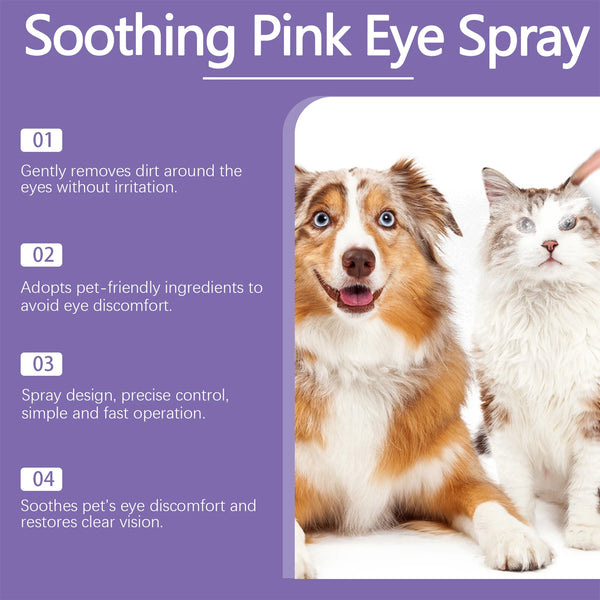 Yegbong Spray Gently Cleans Tears Pet Eye Moisturizing Care Spray