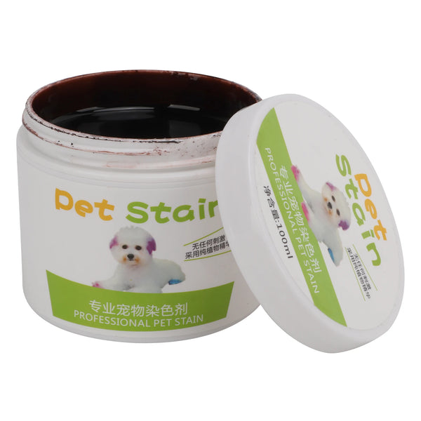 Dog Hair Dye Bright Colors Wide Mouth Design Safe Semi Permanent Dye For Pet Dogs 100ml sakura Pink
