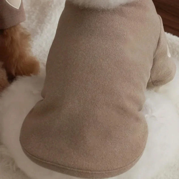Love Winter Warm Pet Dog Clothes Base Shirt Cute Love Bear Teddy Yorkshire Hoodie Cat Pet Warm Clothes Designer Puppy Clothing