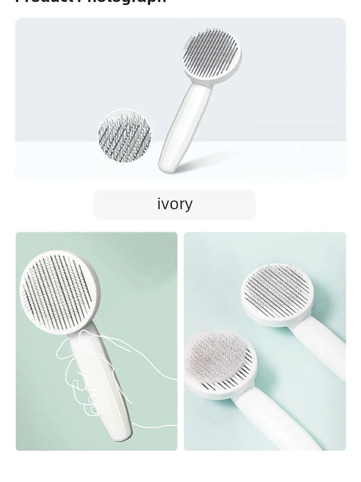 1Pc Cat Comb Hair Removal Pet Magic Comb One Click Floating Hair Removal Cat Dog Universal Cleaning Beauty Supplies