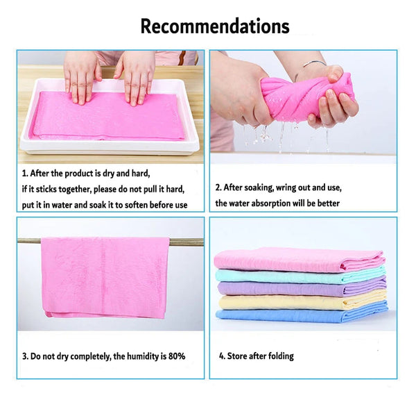 Quick-drying Pet Dog and Cat Towels Soft PVA Faux Deerskin Bathrobe Super Absorbent Towels Puppy Accessories Bath Robe Wholesale