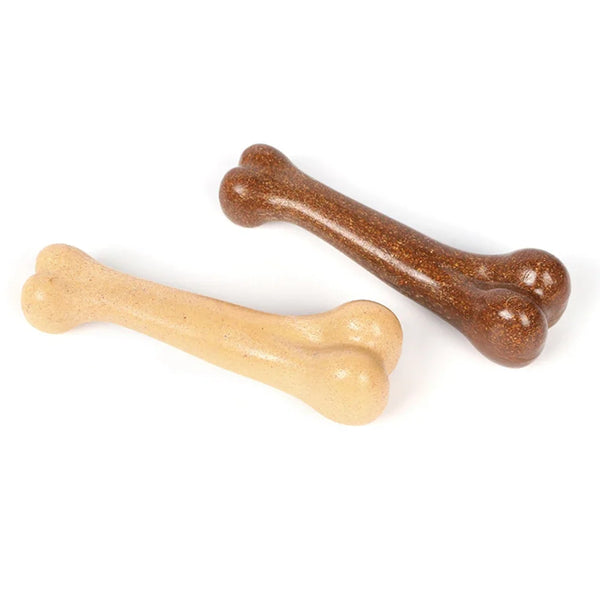 Pet Artificial Bones Chew Toys Natural Non-Toxic Beef Flavor Simulation Bones Toy for Small Large Dog Sturdy Bite Resistant Toy