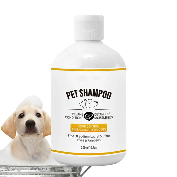 Dog Shampoo 300ml Conditioner Shampoo for Itchy Skin Relief Pet Cleaning Solution Soothes Itchy Skin Pet Bathing Shampoo