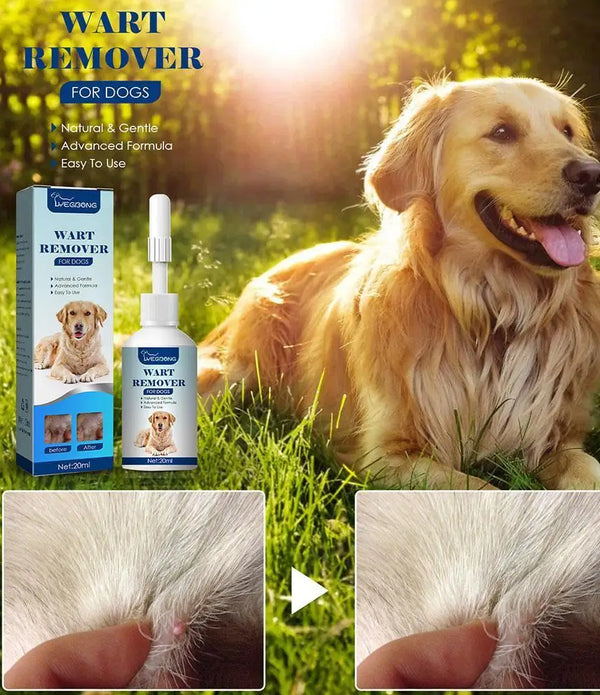 Pet Warts Remover Liquid Dogs Skin Care Cats Corns Papilloma No Irritation Remedy Fast Eliminate Moles Warts Pet Skin Treatment