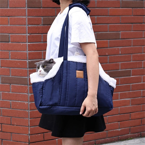 Pet Bag Carriers Handbag Pet Bag Go-out Bag Travel for Puppies Outdoor Travel Portable Soft Shoulder Bag