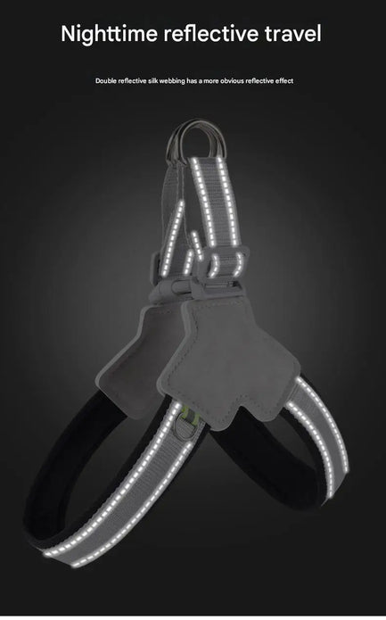 Dog Chest Strap Breathable Mesh Pet Traction Rope Saddle Dog Rope Pet Supplies