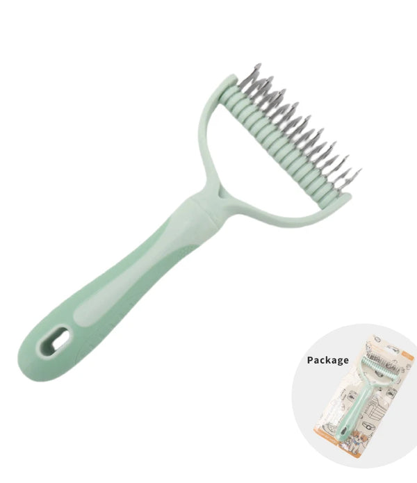 Cat brush Cat Fur Knot Cutter Pets Hair Removal Comb Dog Grooming Shedding Tools Double sided Stainless Brush Pet Products