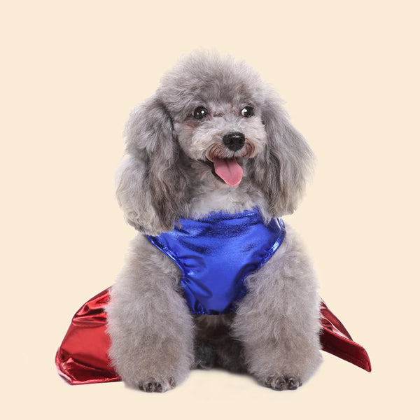 Super Hero Halloween Costume Pet Dress-Up Small Medium Dogs
