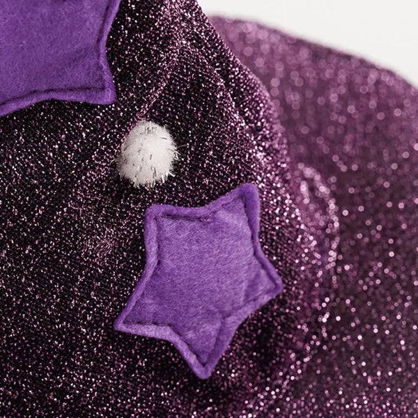 Pet Halloween Costume Wizard or Witch Costume Cloak Witch Hat Halloween For S/M Cats or Dogs
