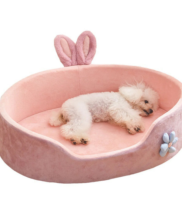 Detachable Pet Bed  Pet Bed Detachable Washable Dog Sleeping Bed Soft Comfortable Warm Cat Bed for Four Seasons Soft Pet Bed