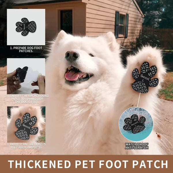 Heavy-Duty 4 pack  Dog Paw Grips  - Strong Adhesive for Slippery Surfaces Sturdy Dog Foot Pads