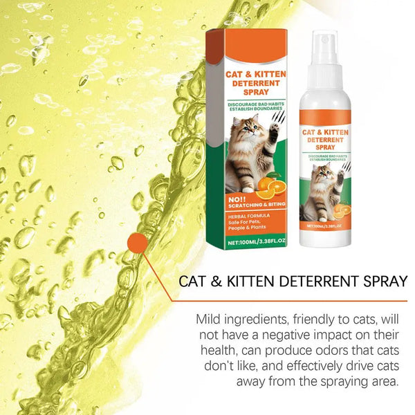 100ML NEW Cat Repellent Spray Keep Pets Away From Anti-scratching And Anti-chewing Household Spray Pet Accessories