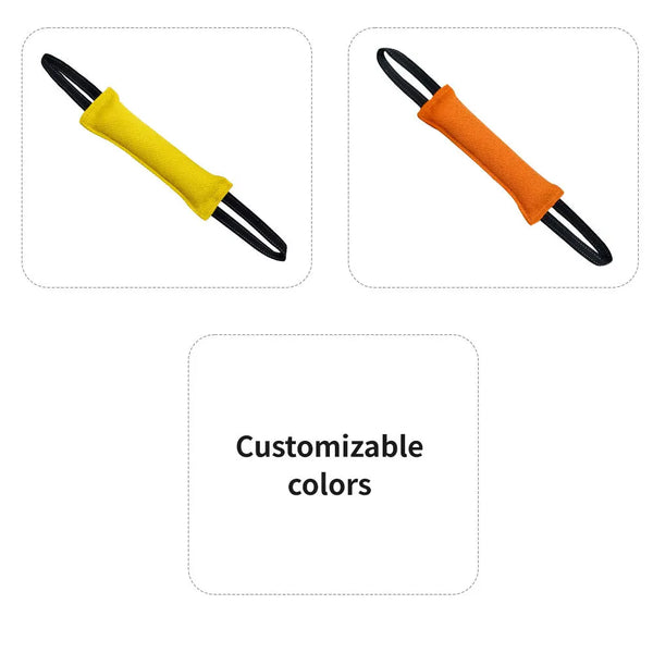 Durable Dog Bite Stick Creative Dog Tug Toy Non-slip Wear-resistant Pet Dog Training Flax Sleeve Toy