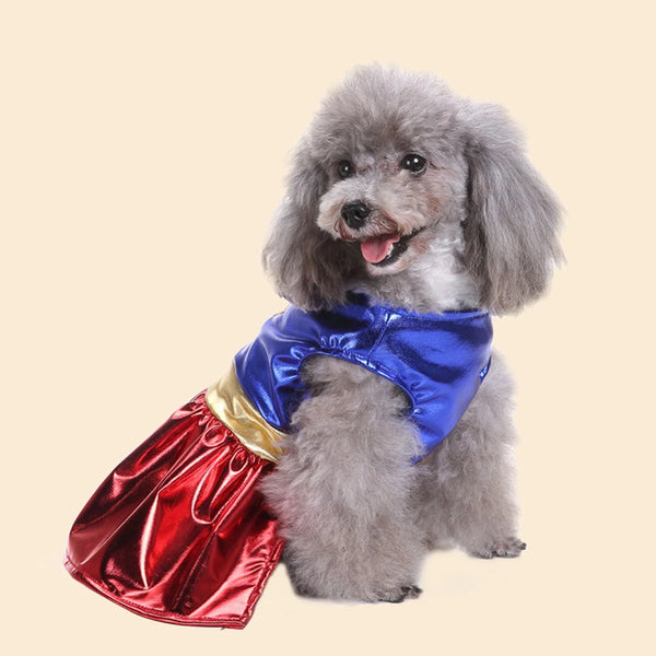 Super Hero Halloween Costume Pet Dress-Up Small Medium Dogs
