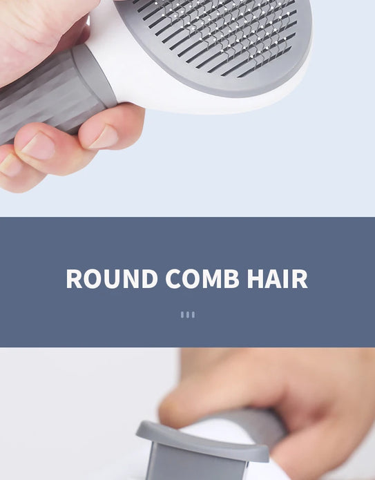 1pc - New pet brush, suitable for cats and dogs to comb their hair and remove floating hair