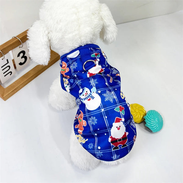 Holiday Festive Pet Sweaters Clothing For Small or Medium Dogs Cloths