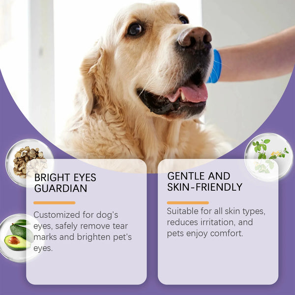Yegbong Pet Dogs. Gentle Cleaning Of Dirt And Tear Stains. Moisturizing Care For Dog Eye Ointment