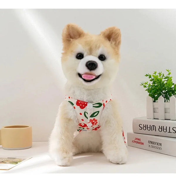 FLORAL Dress Dog and cat  Bowknot Summer Clothes Fashion Pet Clothing