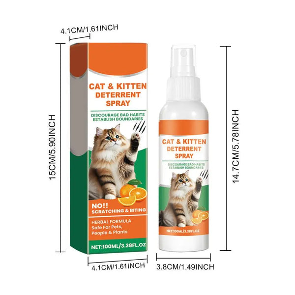 100ML NEW Cat Repellent Spray Keep Pets Away From Anti-scratching And Anti-chewing Household Spray Pet Accessories