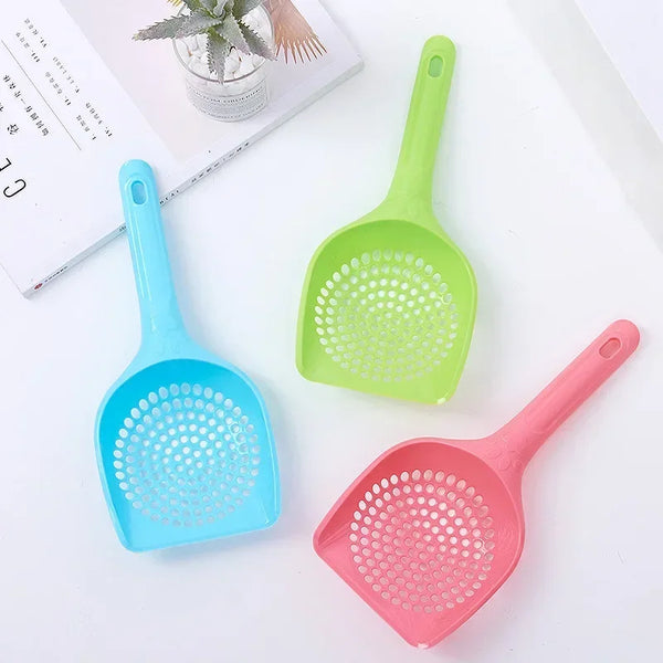 xgnvpy Durable Thick Cat Litter Shovel Scoop Waste Tray Cleaning Tool Plastic Cat Sand Toilet Cleaner Spoon for Pet Hygiene