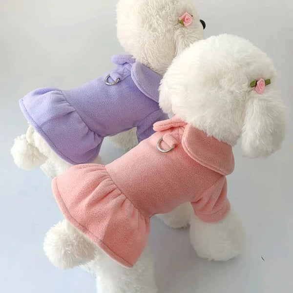 Santa Christmas Costume Clothes for Pets Hooded Coat Jackets