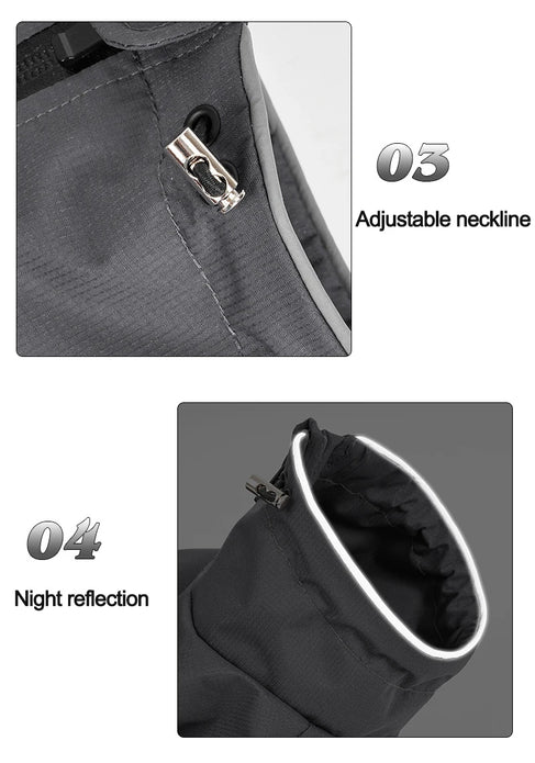 Dog Raincoat with Harness Waterproof Pet Jumpsuit for Small Medium Dogs Adjustable Reflective Puppy Rain Coat Chihuahua Rainwear