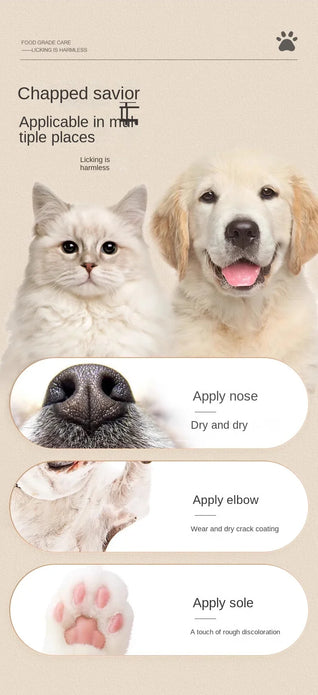 Pet Paw Balm Cracked Feet Cream Dog Cleanser Moisturizer Cat Foot Care Foot Cream
