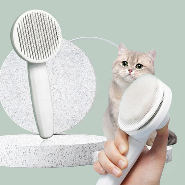 1Pc Cat Comb Hair Removal Pet Magic Comb One Click Floating Hair Removal Cat Dog Universal Cleaning Beauty Supplies