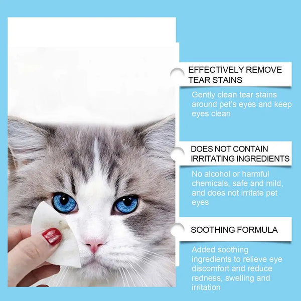 Pet Ear Cleaning Wipes Finger Wipes Ear Mite Removal Cat And Dog Care Wipes Pet Cleaning Products