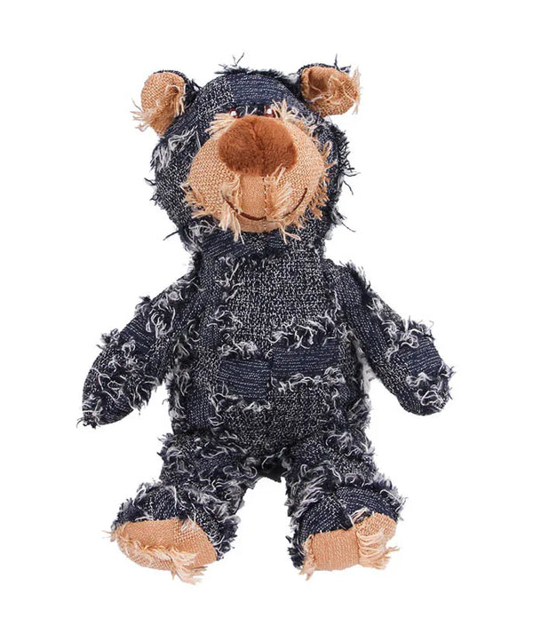 Pet Teddy Bear Soundmaking Toy Plush Interactive Dog Toys Grinding Cleaning Teeth Anti Bite Abreact Plaything Bear Pets Supplies
