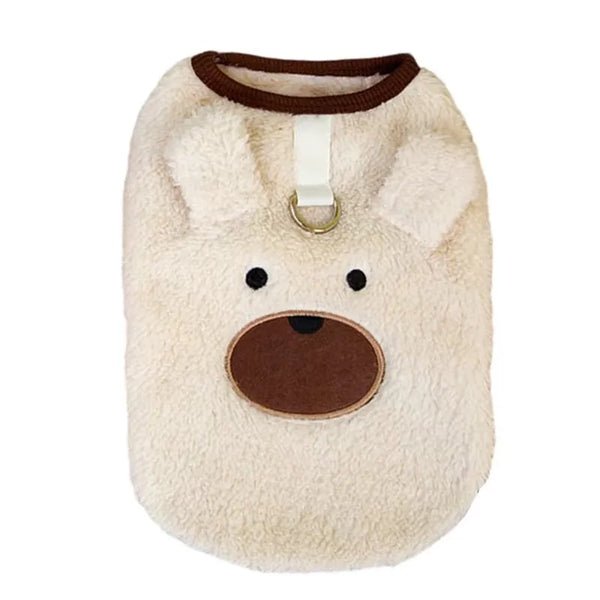 Winter Puppy Clothes Fleece Warm Dog Vest French Bulldog Chihuahua Outfits Yorkies Poodle Jacket Pug Teddy Coat Pet Supplies