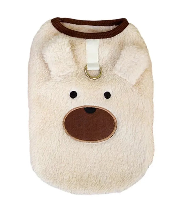 Winter Puppy Clothes Fleece Warm Dog Vest French Bulldog Chihuahua Outfits Yorkies Poodle Jacket Pug Teddy Coat Pet Supplies