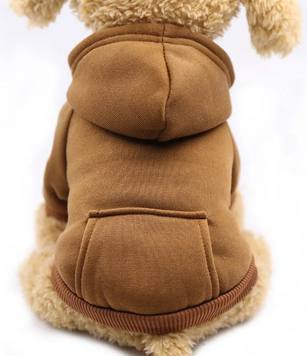 Pet Cotton Hoodies Dog Clothes Puppy Pet Overalls For Dogs Cat Clothing Pets Outfit S225