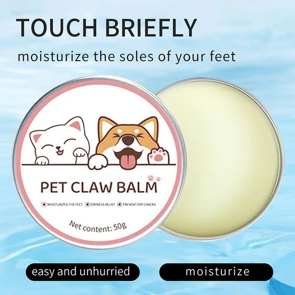 Paw Balm Dog Feet 50g Cat Dog Nose Protector Cream Pet Feet Soothing Moisturizer Pet Crack Feet Repair Accessories for Cats