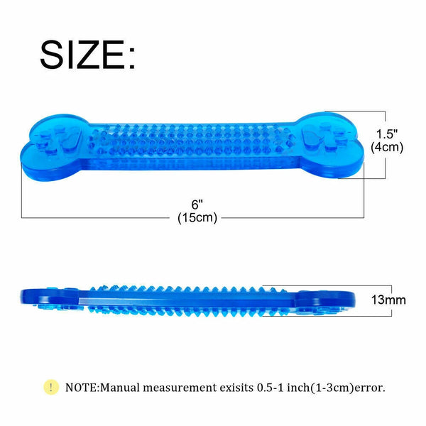 Pet Dog Chew Toys Rubber Bone Toy Aggressive Chewers Dog Toothbrush Doggy Puppy Dental Teeth Care For Dog Pet Accessories