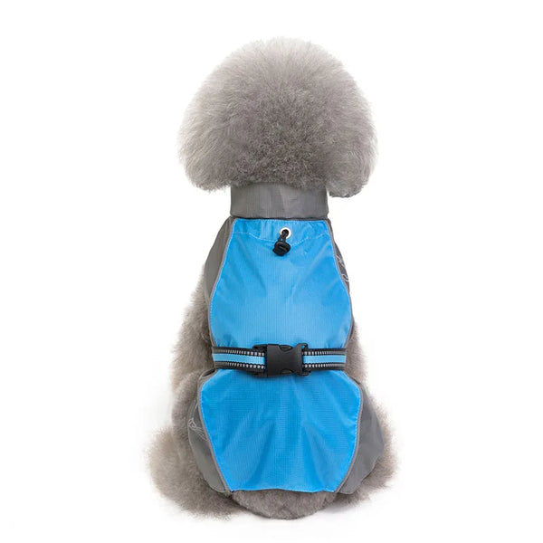 Dog Raincoat for Small Large Dog Cat Clothes S-9XL Waterproof Pet Apparels Reflective Chihuahua Clothing Pug Coat Pet Supplies