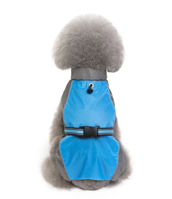 Dog Raincoat for Small Large Dog Cat Clothes S-9XL Waterproof Pet Apparels Reflective Chihuahua Clothing Pug Coat Pet Supplies