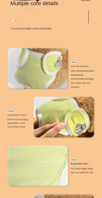 Pet Underwear Products Menstrual Hygiene Pants Puppy Anti Harassment Diapers Diapers Wet Mother Dog Physiological Pants
