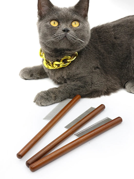 Cat Comb Cat Comb Brush Long Hair Cat Needle Comb Open Knots To Remove Floating Hair Accessories Pet Row Comb