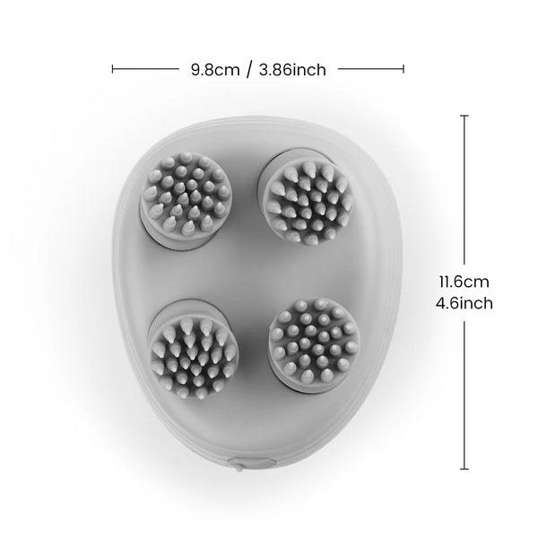 Electric Head Massager Body Shoulder Leg Arm Neck Deep Tissue Head Scalp Massage Kneading Vibrating Device for Cat Pet Massage