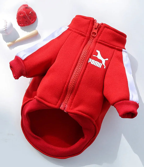 Baseball Dog Jacket Winter Dog Clothes for Small Medium Dogs Puppy Pet Vest French Bulldog Sweatshirt Chihuahua Costume Pug Coat