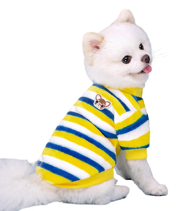 Rainbow Dog Clothes Warm Pet Vest Shirt Fleece Pet Dog Clothes for Dogs Clothing Pets Dogs Cat Tshirt Outfit Apparel Coats