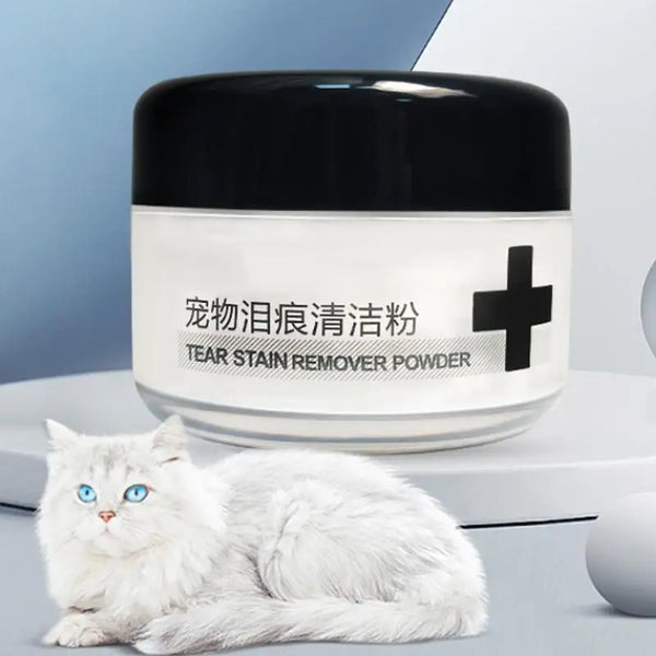 Pet Tear Stain Powder Gentle Natural Tear Stain Tears Powder Absorbing Non-Irritating Dog Eye Care Pet Supplies For All Breeds