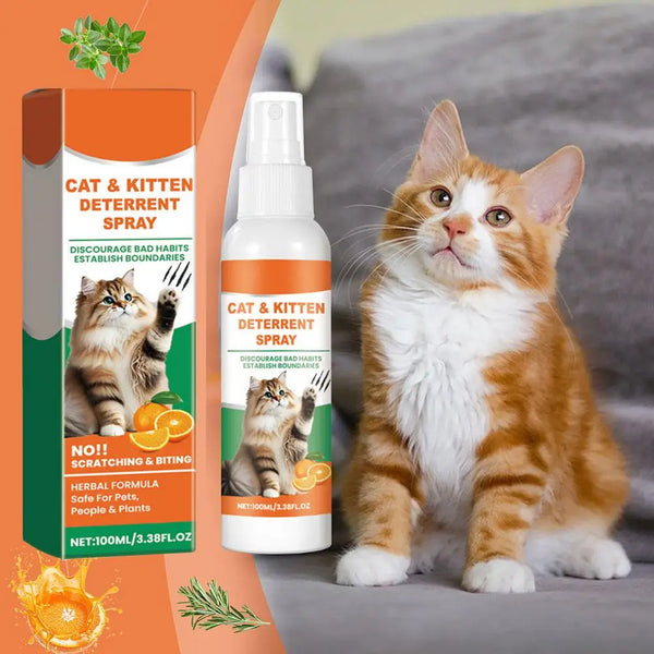 100ML NEW Cat Repellent Spray Keep Pets Away From Anti-scratching And Anti-chewing Household Spray Pet Accessories