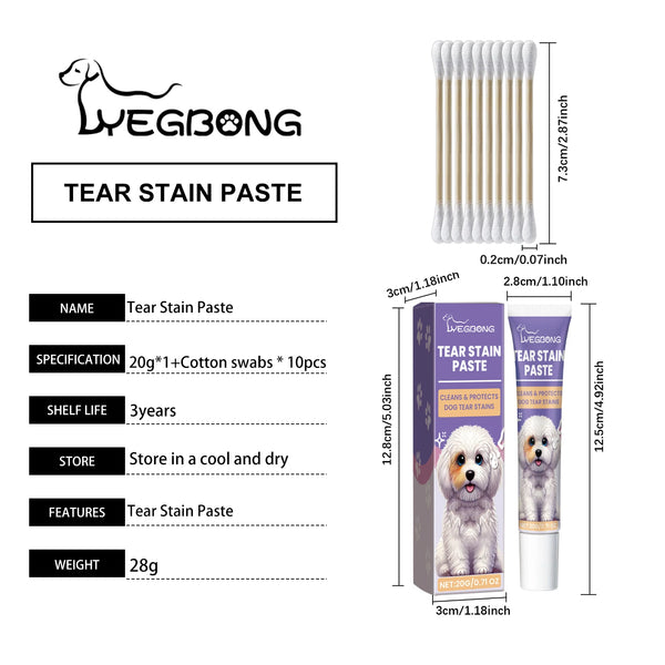 Yegbong Pet Dogs. Gentle Cleaning Of Dirt And Tear Stains. Moisturizing Care For Dog Eye Ointment