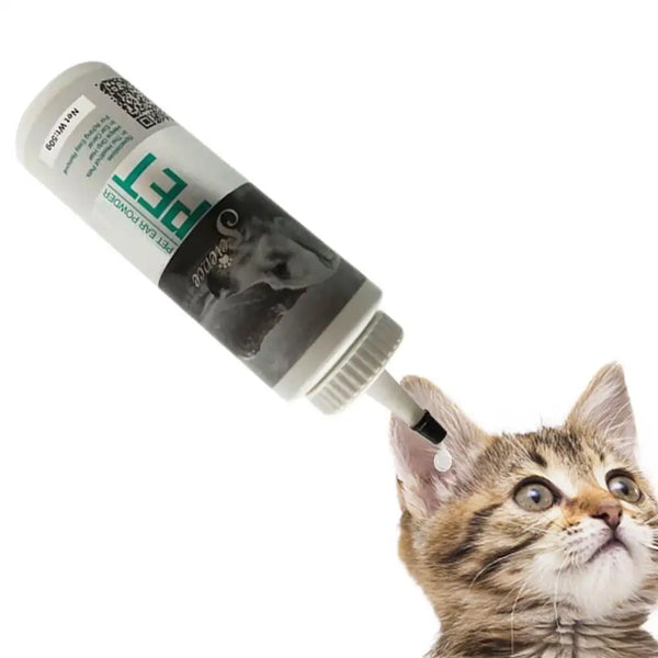 50g Painless Hair Removal Powder Pet Ear Powder for Dogs and Cats Pet Ear Health Care Easy to Remove Ear Hair Painless