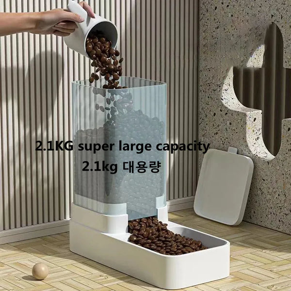Pet Automatic Feeder Dog Feeding And Water Dog Accessories Cat Drinking Water Flowing Water Without Inserting Electric Kettle
